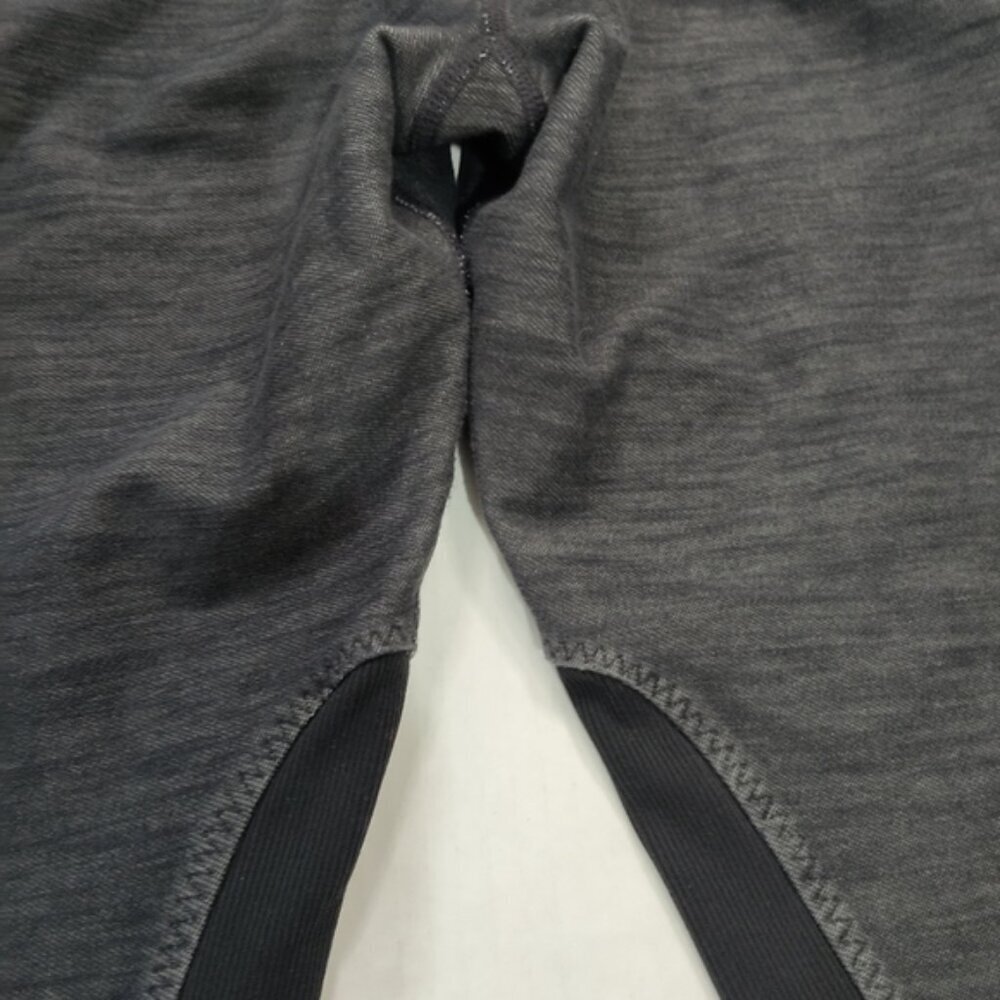 Lululemon Riding Crop pants Slub Denim Gray 8 Crops - Picture 3 of 5